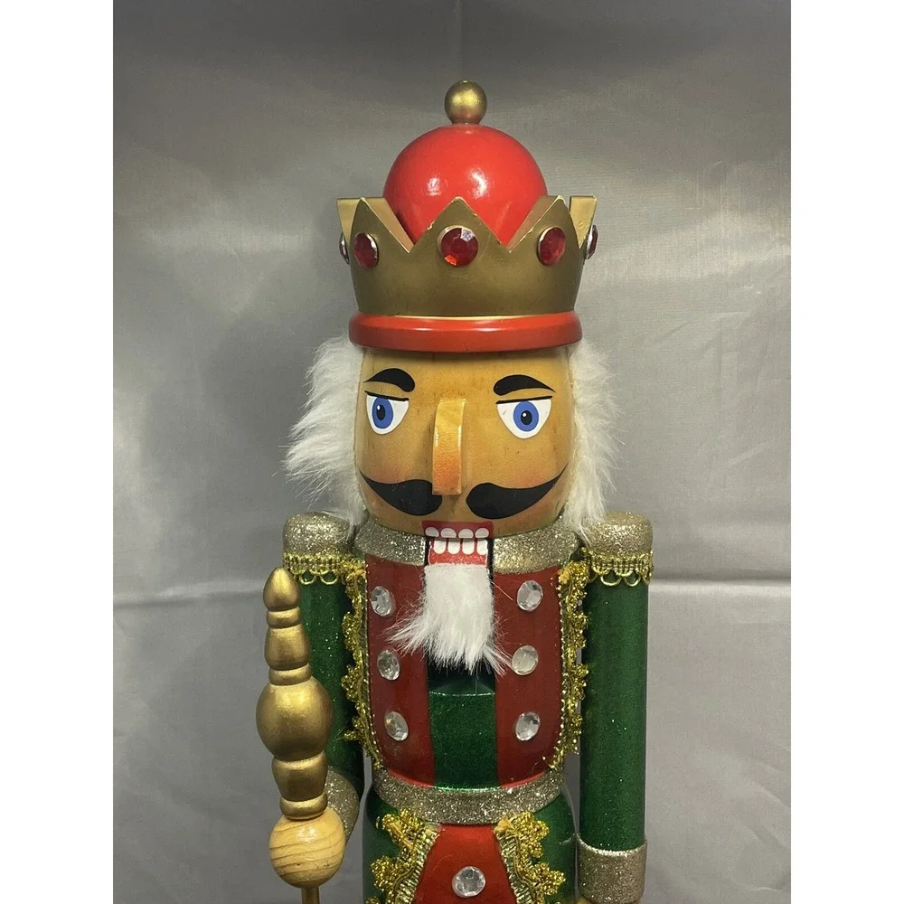 20‎ Inch Nutcracker King With Staff And Crown From Hobby Lobby , Christmas Decor
